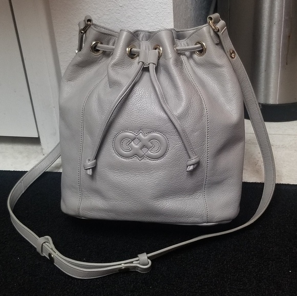 Cole Haan Handbags - Gray COLE HAAN medium leather bucket bag